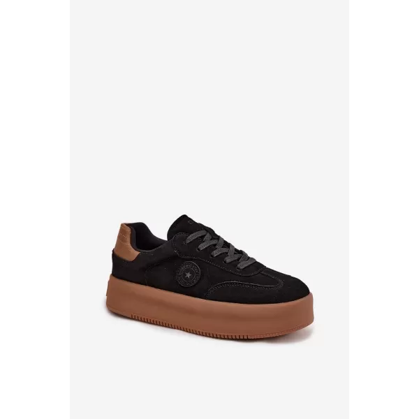  Damen-Sneaker BIG STAR SS274761 SCHWARZ Big Star Shoes 