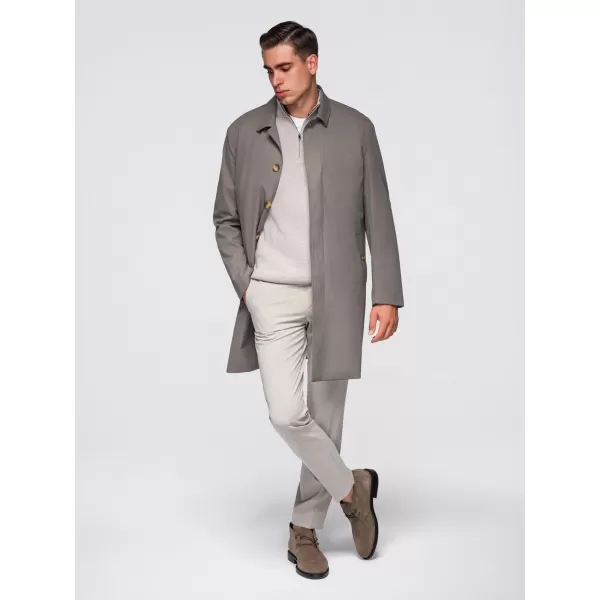 Herrenmantel OMBRE OM-COLC-0139 ASCHE 