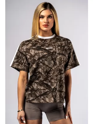 T-Shirt mit entspannter Passform POWER 894 HELLBRAUN CAMO Nebbia