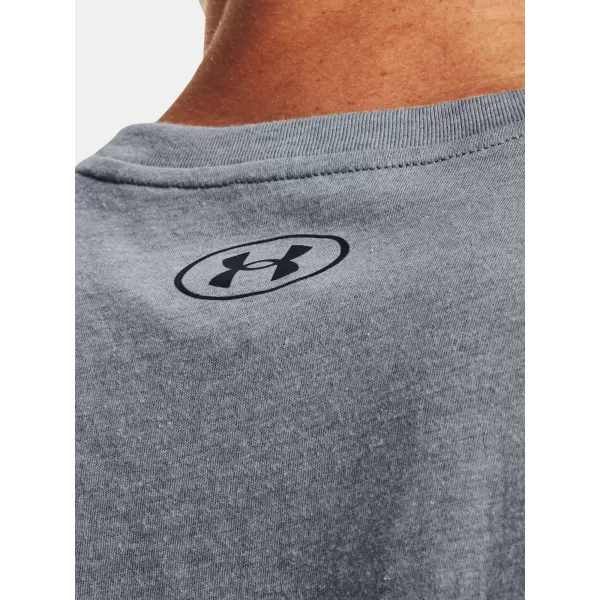  Herren-Tanktop UNDER ARMOUR LEFT CHEST CUT OFF TANK 1329286-035 GRAU 
