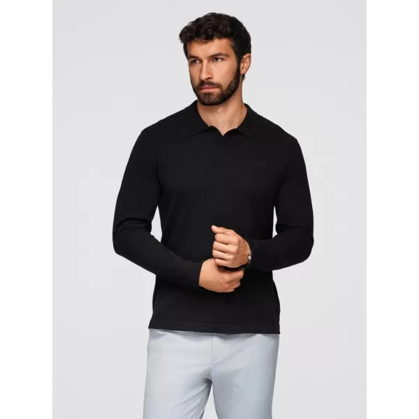  Herrenpullover OMBRE OM-POLS-0140 SCHWARZ 