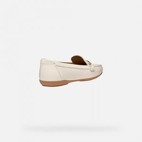  Damenmokassins GEOX ANNYTAH MOC G012825 CREMIG 