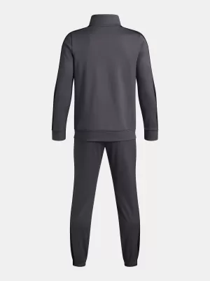 Jungen-Set UNDER ARMOUR UA RIVAL KNIT TRACK SUIT 1363290-025 GRAU