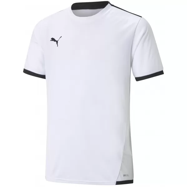  Funktions-T-Shirt für Kinder PUMA TEAMLIGA JERSEY JR 704925-04 PUMA WEIß/PUMA SCHWARZ 