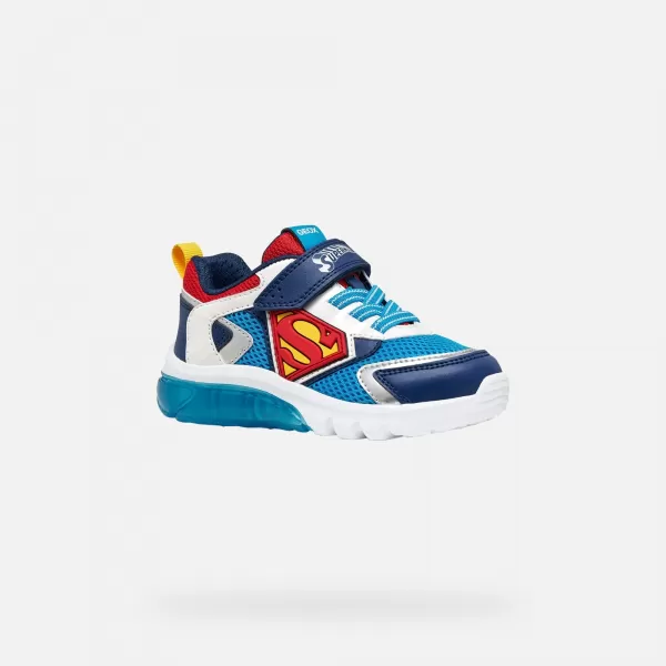  Turnschuhe für Jungen GEOX CIBERDRON J65LBB01454C4320 BLAU 