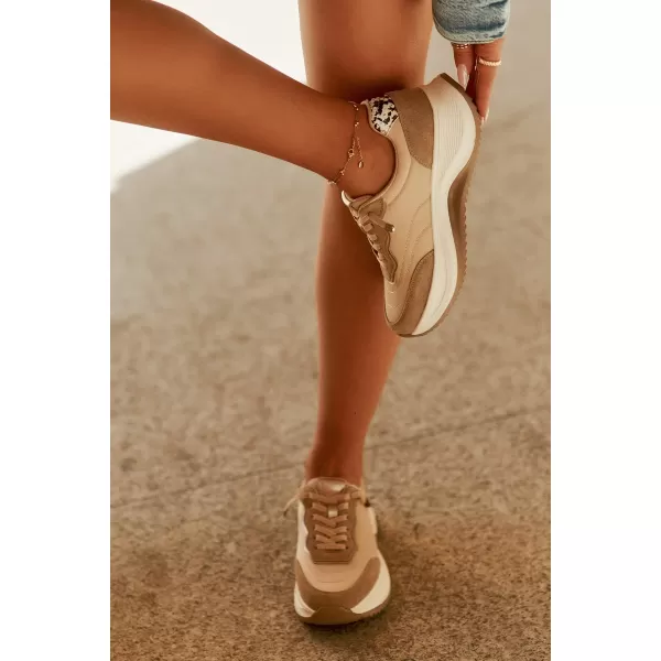  Damen-Sneaker BIG STAR RR274A345 BEIGE Big Star Shoes 