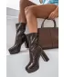 Damenschuhe mit Absatz BOTO CALVESSA 39541 BRAUN