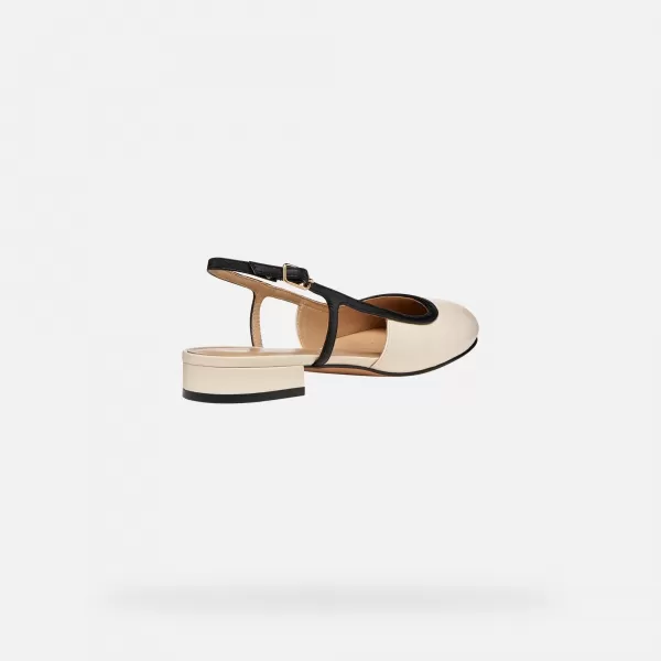  Ballerinas für Damen GEOX VIRNILISA B G012909 CREMIG 
