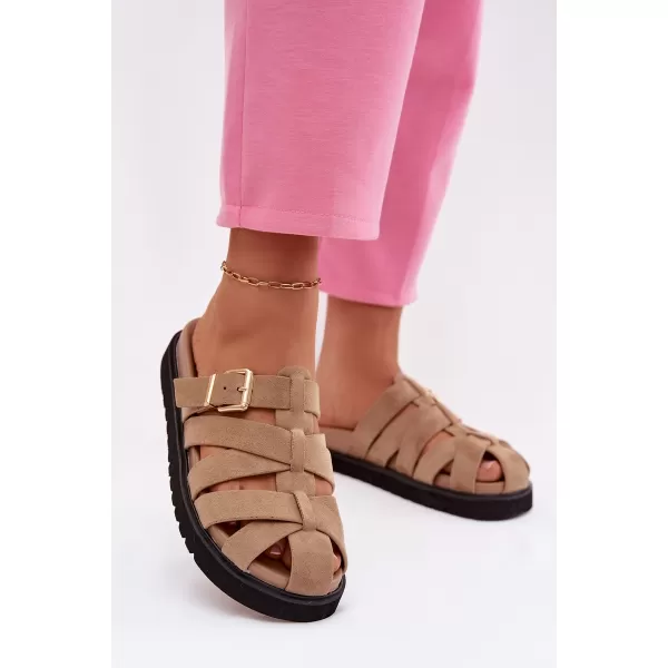  Damenhausschuhe BOTO ROSELISSE 41559 KHAKI 
