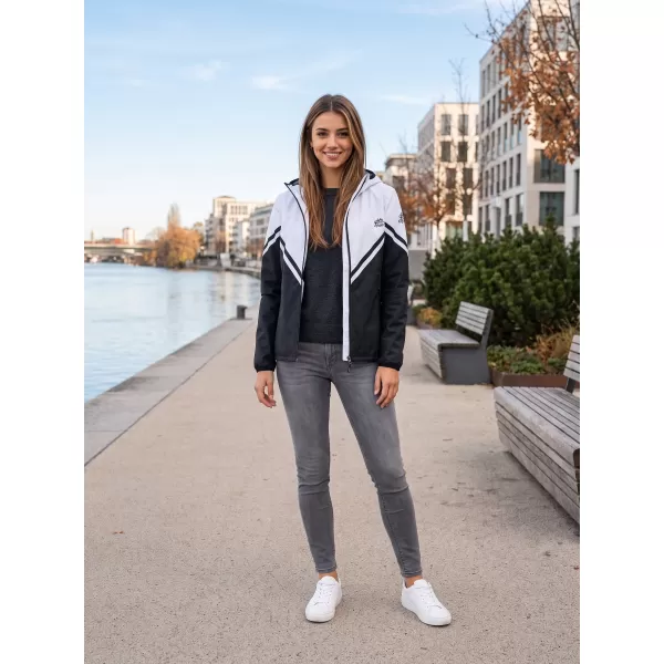 Premium-Softshelljacke für Damen ALTISPORT VOJ/ALW101JACK01 SCHWARZ UND WEIß 