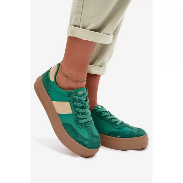  Damen-Sneaker BIG STAR TT274163 GRÜN Big Star Shoes 
