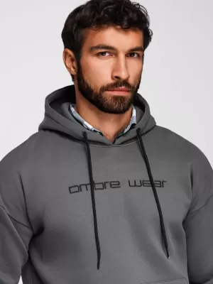 Herren-Sweatshirt OMBRE OM-SSNZ-0241 GRAPHIT
