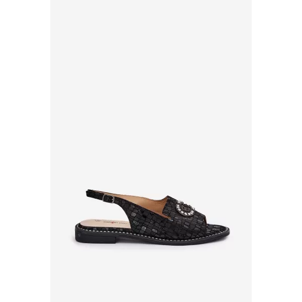  Damensandalen S.BARSKI KV51-096 SCHWARZ 