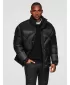 Herrenjacke OMBRE OM-JAHP-0237 SCHWARZ