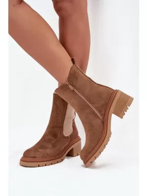 Damenschuhe mit Absatz BOTO ZORALIA 38881 KHAKI
