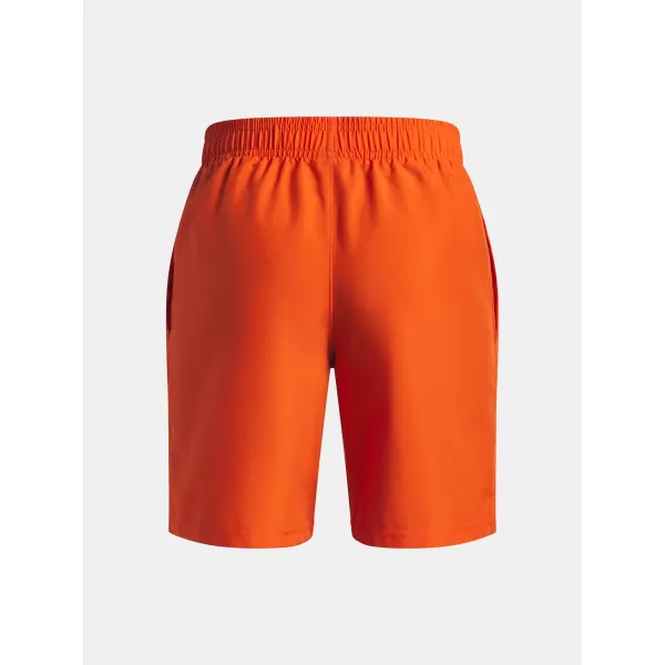  Shorts für Jungen UNDER ARMOUR UA TECH WOVEN WORDMARK SHORT 1383341-844 ORANGE 