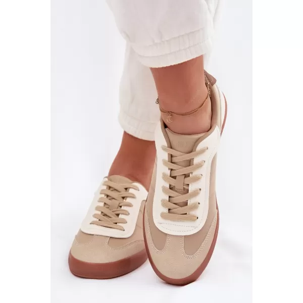  Damen-Sneaker BIG STAR TT274420 BEIGE Big Star Shoes 
