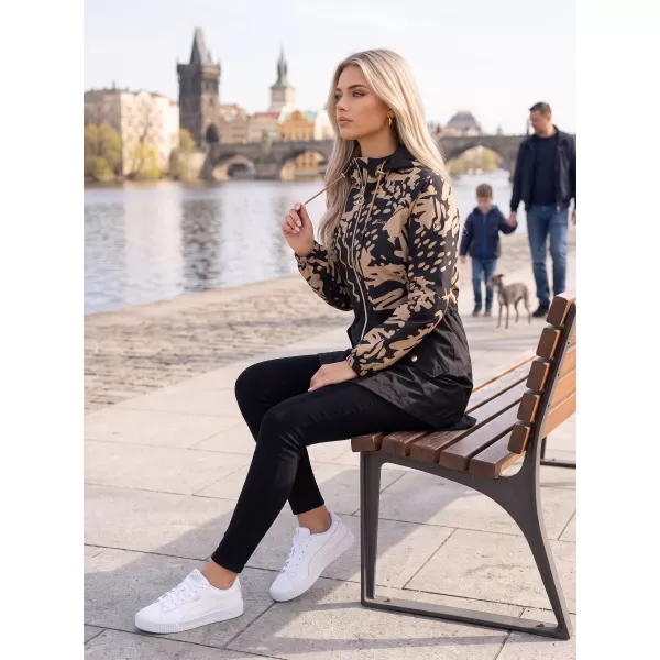  Damenjacke KIXMI ZIANA SCHWARZ/BEIGE 