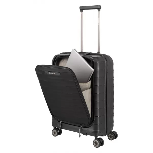  Koffer TRAVELITE Mooby S,M,L Front pocket SCHWARZ 