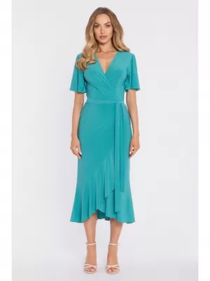 Kleid MOE M912 TÜRKIS