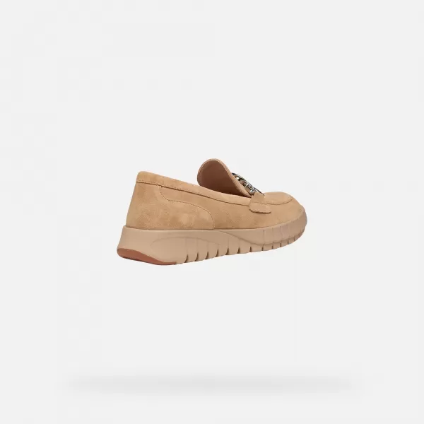  Damenmokassins GEOX FLEXTRIDE G013008 BEIGE 
