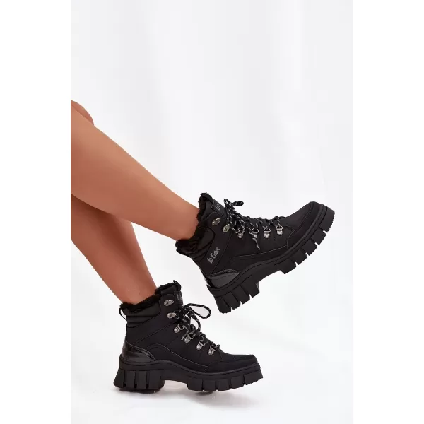  Winterstiefel für Damen LEE COOPER LCJ-25-31-3911 SCHWARZ 