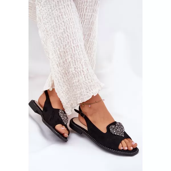  Damensandalen S.BARSKI KV27-018 SCHWARZ 