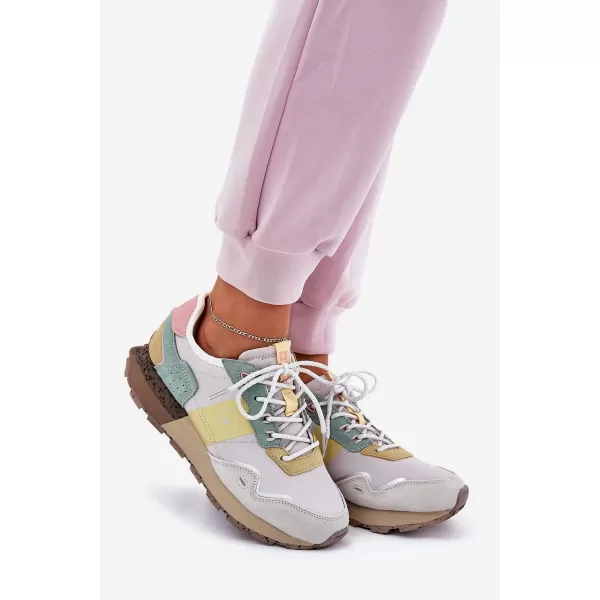  Damenschuhe BIG STAR RR274244 GELB/GRAU Big Star Shoes 
