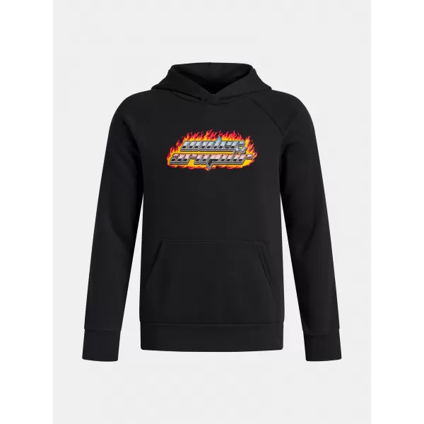  Jungen-Sweatshirt UNDER ARMOUR UA RIVAL FLC FLAMIN WDMRK HD 6003781-001 SCHWARZ 