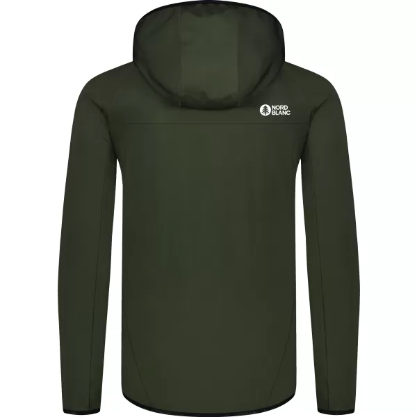 Powerfleece-Sweatshirt für Herren NORDBLANC CREEK NBWFM8280 GRÜN 