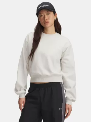 Damen-Sweatshirt UNDER ARMOUR UA ICON VIDA FLC CREW WEIß
