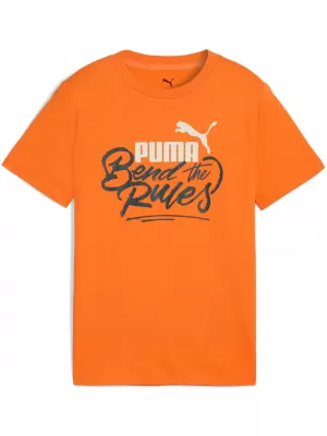 Kinder-T-Shirt PUMA MID90S GRAPHIC TEE III 688472-26 ORANGEFARBENES LEUCHTEN