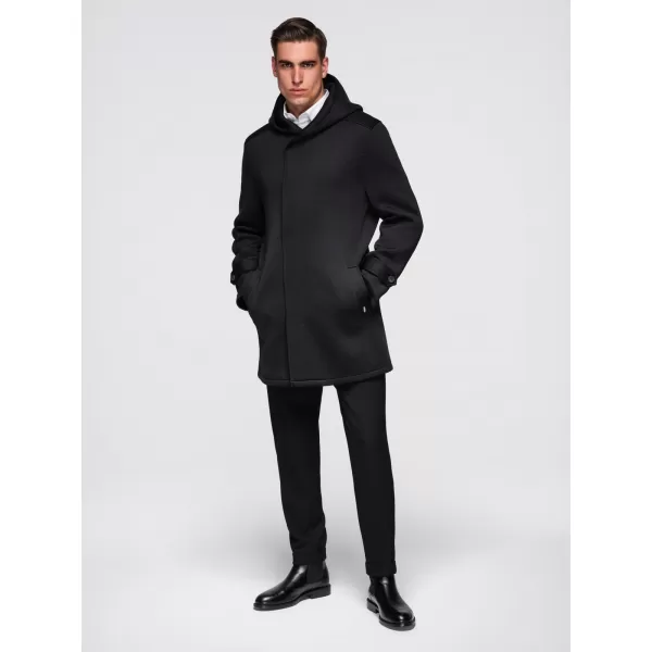  Herrenmantel OMBRE OM-COLC-0144 SCHWARZ 