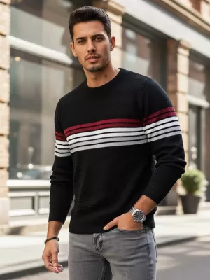 Herrenpullover DSTREET WX2322 SCHWARZ