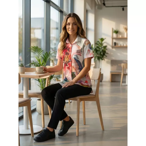  Premium-Shirt für Damen ALTISPORT VOJ/ALW117KOS01 LILIENLICHT 