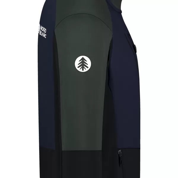  Powerfleece-Sweatshirt für Herren NORDBLANC GROAN NBWFM8282 SCHWARZ 