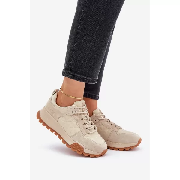  Damen-Sneaker BIG STAR OO274A315 BEIGE Big Star Shoes 