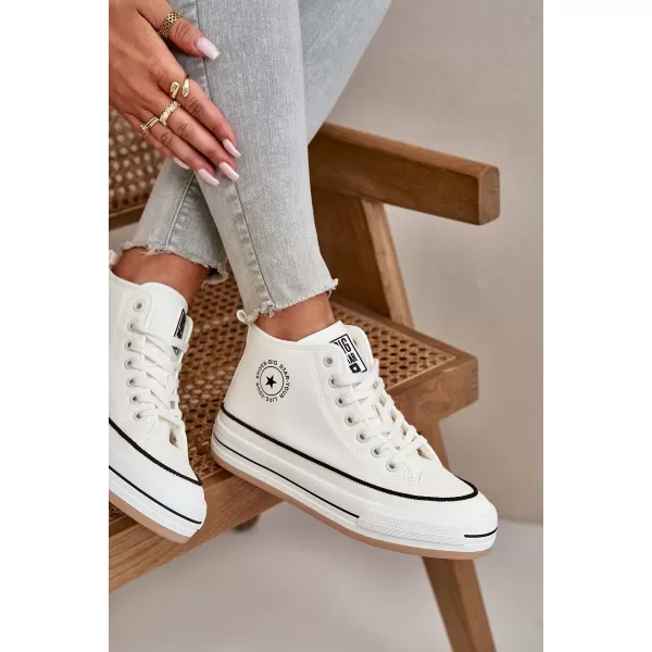  Damen-Sneaker BIG STAR OO274061 WEISS Big Star Shoes 