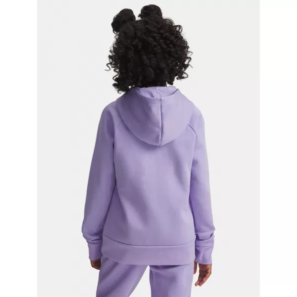  Sweatshirt für Mädchen UNDER ARMOUR UA RIVAL FLC SHIMMER HDY 6004118-538 LILA 