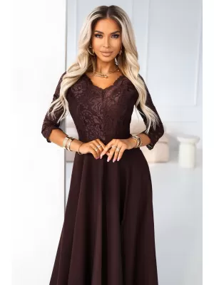 Kleid NUMOCO 309-14 SCHOKOLADE
