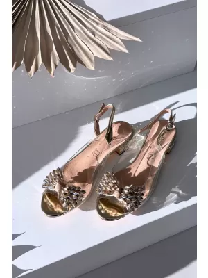 Damensandalen D&A MR52-231 GOLD