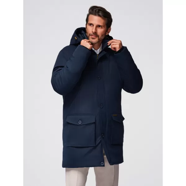  Herrenparka OMBRE OM-JAPJ-0287 MARINEBLAU 