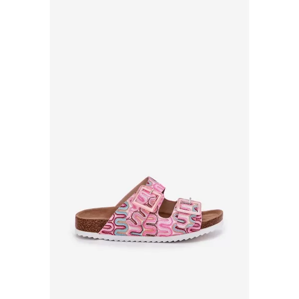  Damenhausschuhe S.BARSKI RB51-006 ROSA 