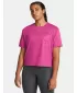 Damen-T-Shirt UNDER ARMOUR VANISH ENERGY EMBOSS CROP SS 1383640-686 ROSA