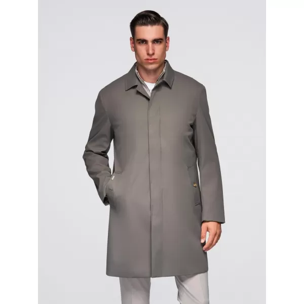  Herrenmantel OMBRE OM-COLC-0139 ASCHE 