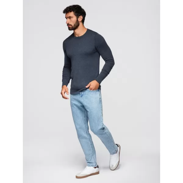  Herrenpullover OMBRE OM-SWBS-0106 MARINEBLAU MELIERT 
