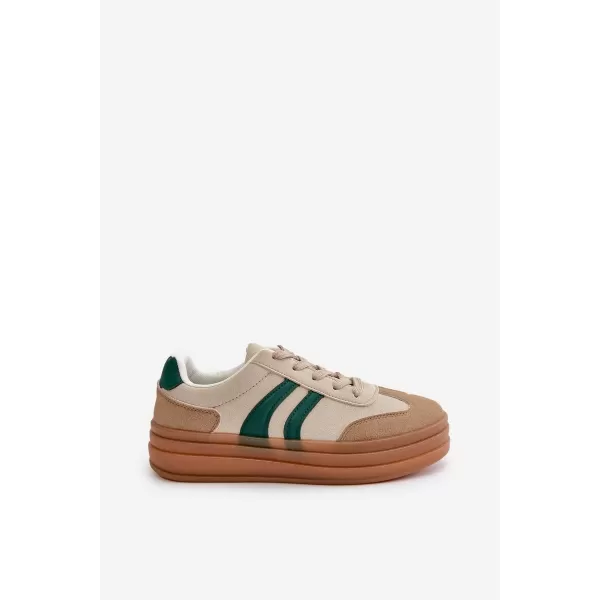  Damen-Sneaker EVENTO NESONICE BEIGE/GRÜN 