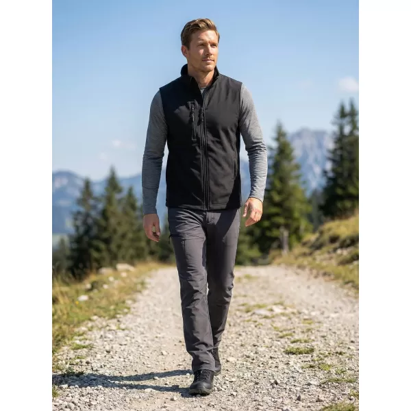  Herren-Softshellweste ALTISPORT NoPrint NP/ALM865 SCHWARZ 