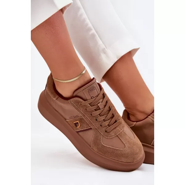  Damen-Sneaker LOPEZ JUST DARE SS2D4005 BRAUN/BEIGE Daniel Lopez Just Dare 