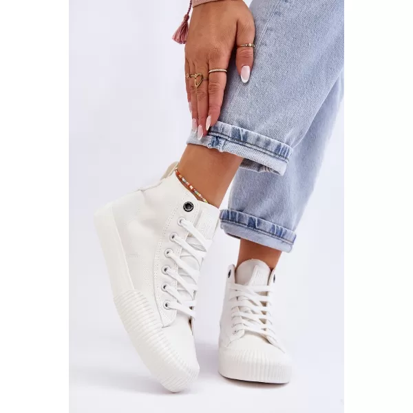  Damen-Sneaker BIG STAR LL274445 WEISS Big Star Shoes 
